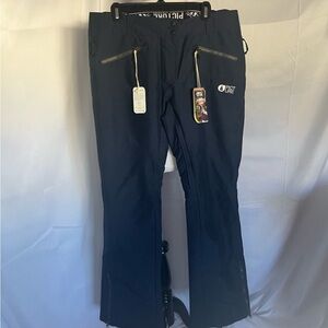 Picture Organic Womens Ski/Snowboard Pant - Navy Size L - NWT